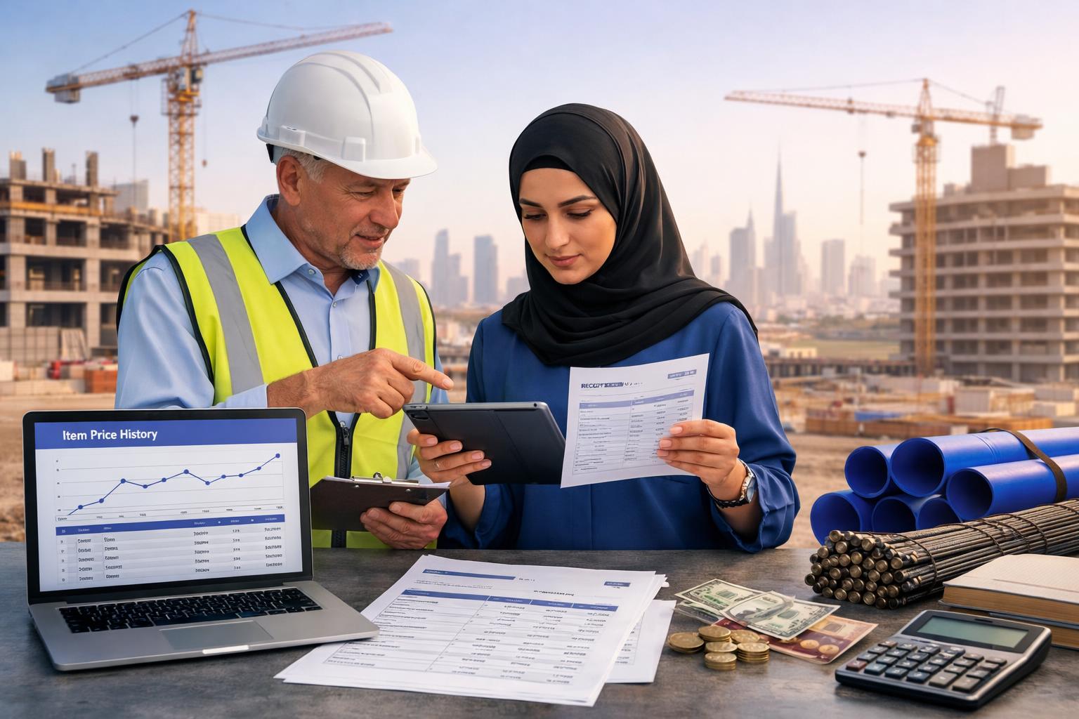 Construction Purchasing Controls: Item Price History and Receipt | Blueberry ERP