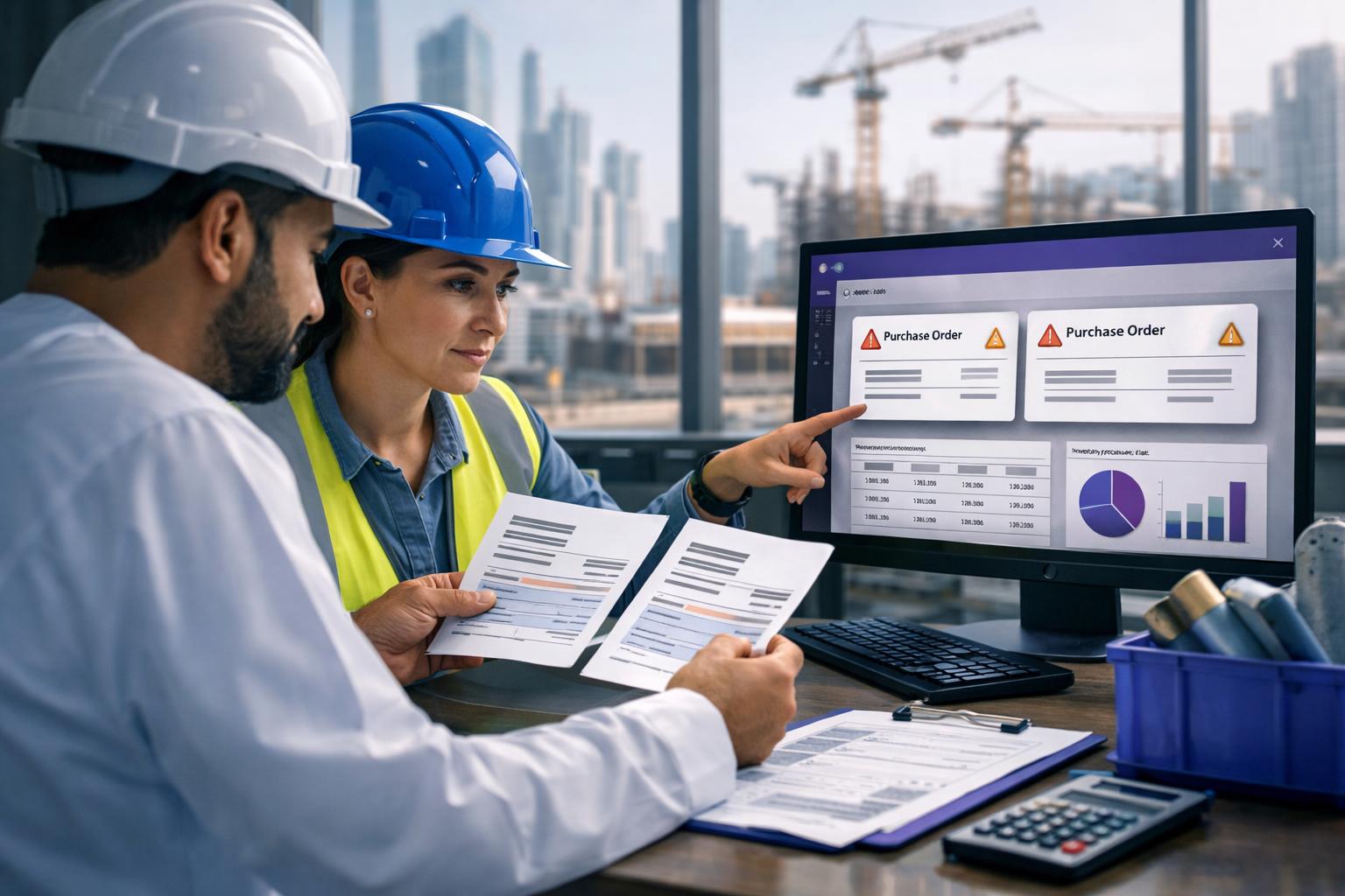 Prevent Duplicate LPO References in Construction ERP | Blueberry ERP